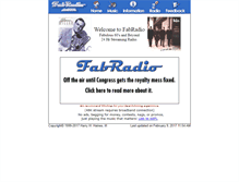 Tablet Screenshot of fabradio.com